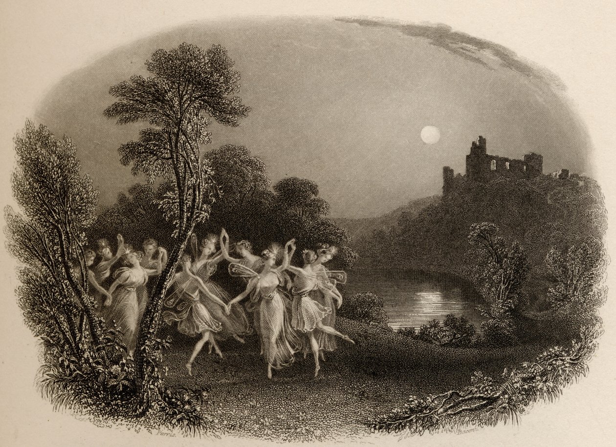 La Danse des Fées, gravée par F.C. Lewis, illustration de 