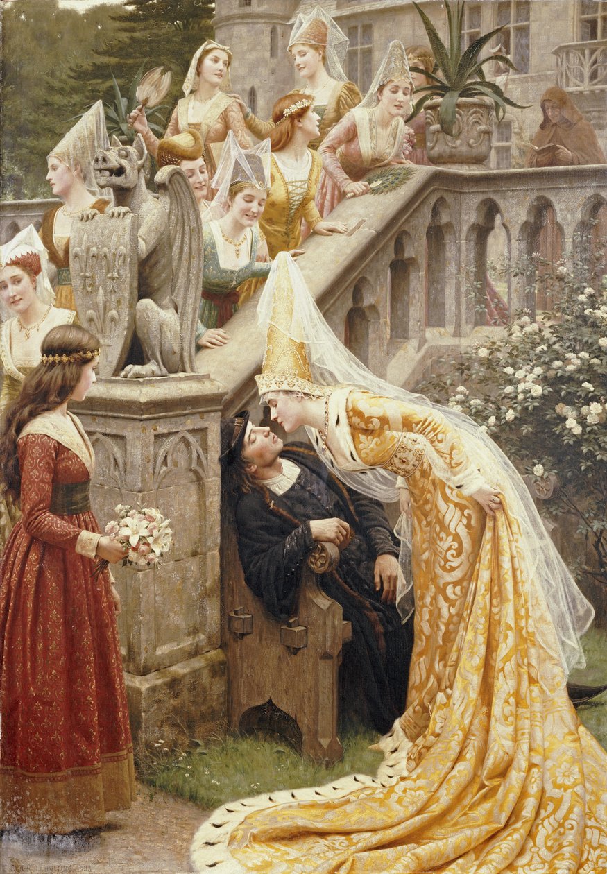 Alain Chartier, 1903 - Edmund Blair Leighton