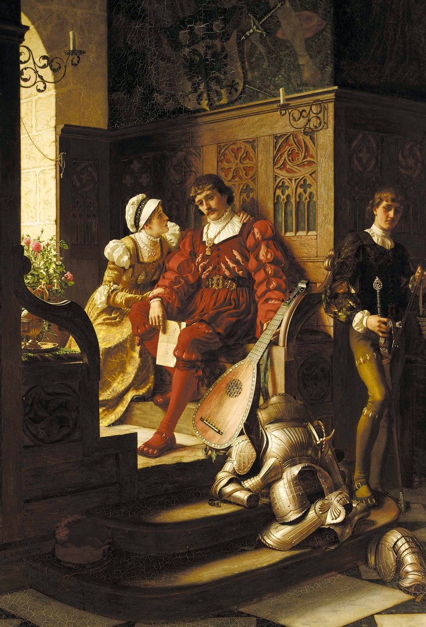 Devoir, 1883 - Edmund Blair Leighton