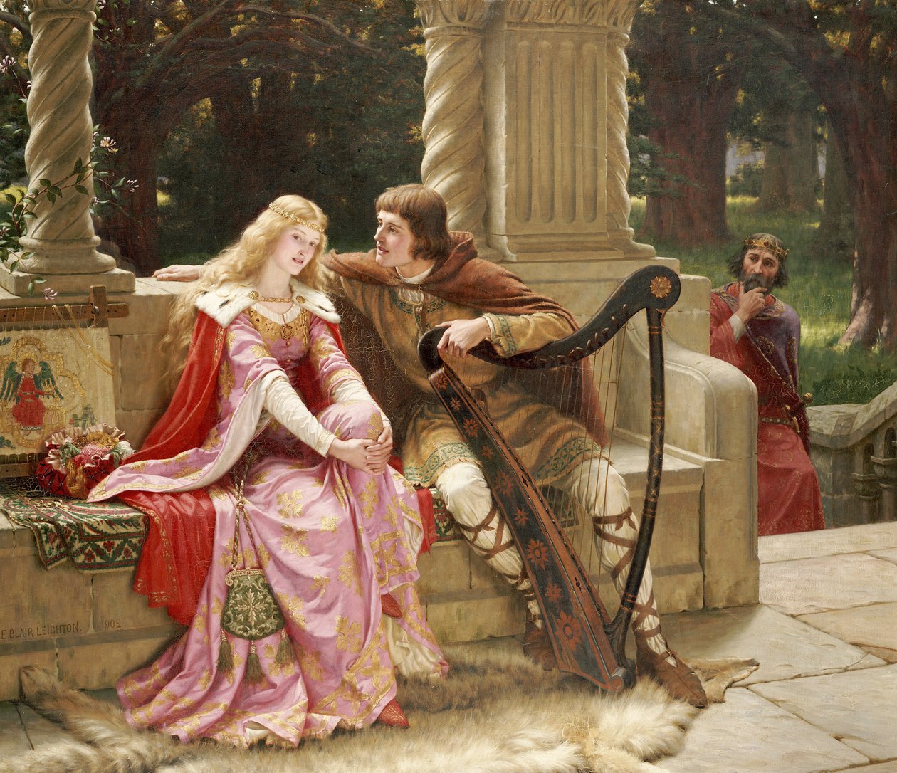 La fin de la chanson, 1902 - Edmund Blair Leighton