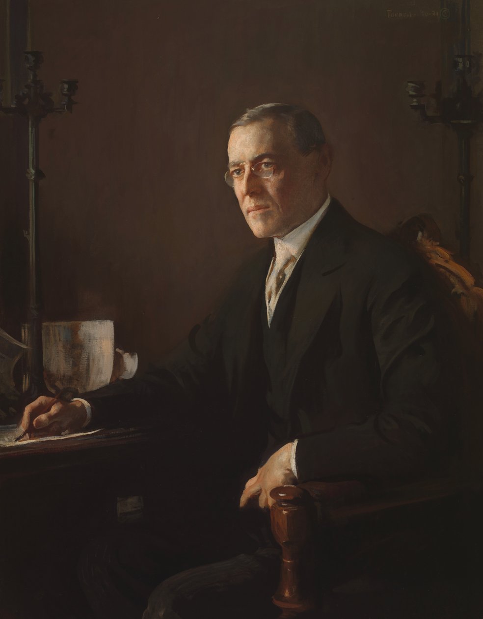 Woodrow Wilson - Edmund Charles Tarbell
