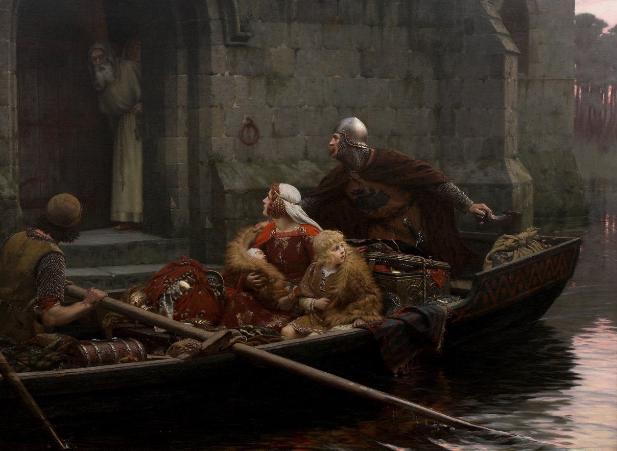 En temps de péril - Edmund Leighton