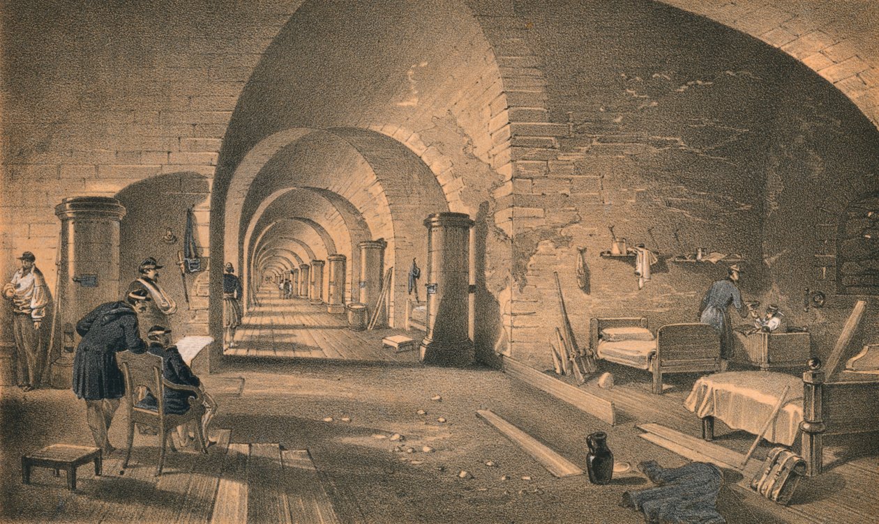 Intérieur du Fort Nicholas - Edmund Walker