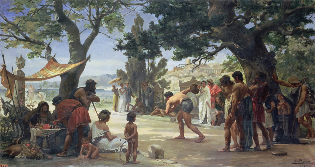 Lancer du disque, 1875 - Edouard Joseph Dantan