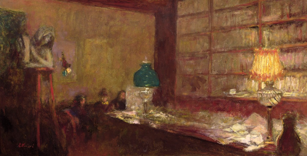 La lampe verte, vers 1898 - Edouard Vuillard