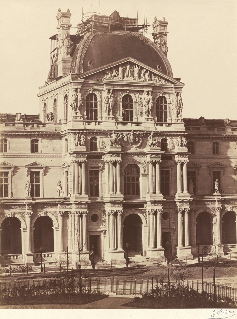 Vue du Louvre, 1855-1857 (photo) - Edouard Denis Baldus