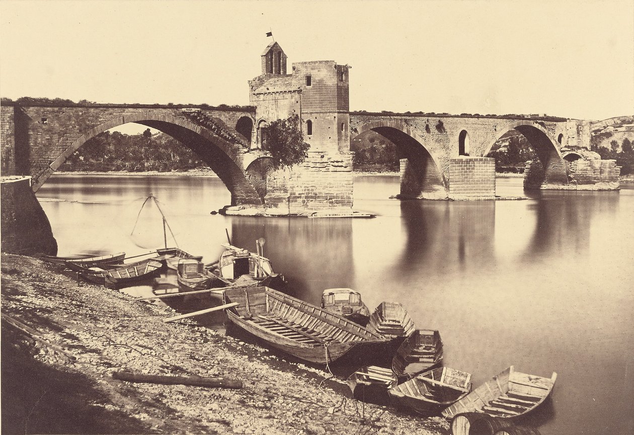 Saint Bénézet Bridge, Avignon - Édouard Baldus
