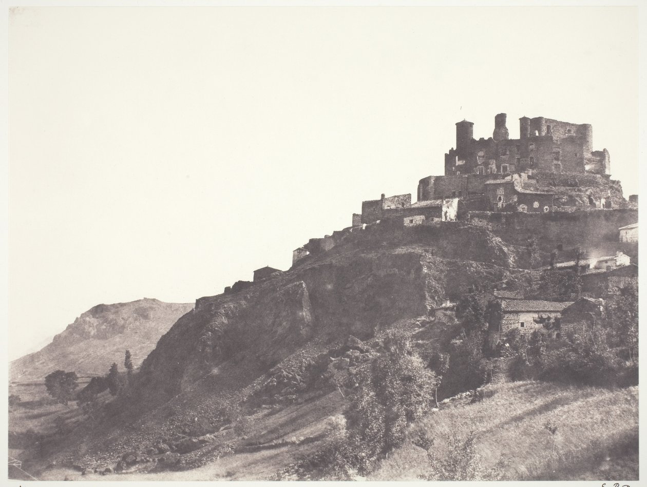 Chateau de Murol en Auvergne - Edouard Denis Baldus