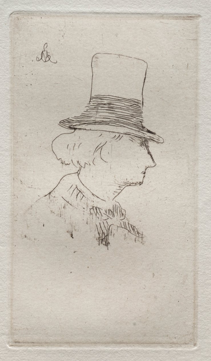 Baudelaire de profil - Édouard Manet