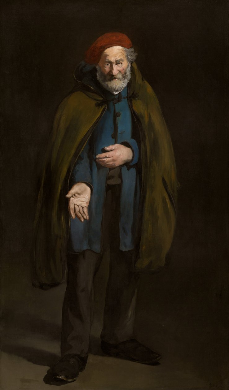 Mendiant avec un duffle-coat (Philosophe) - Édouard Manet