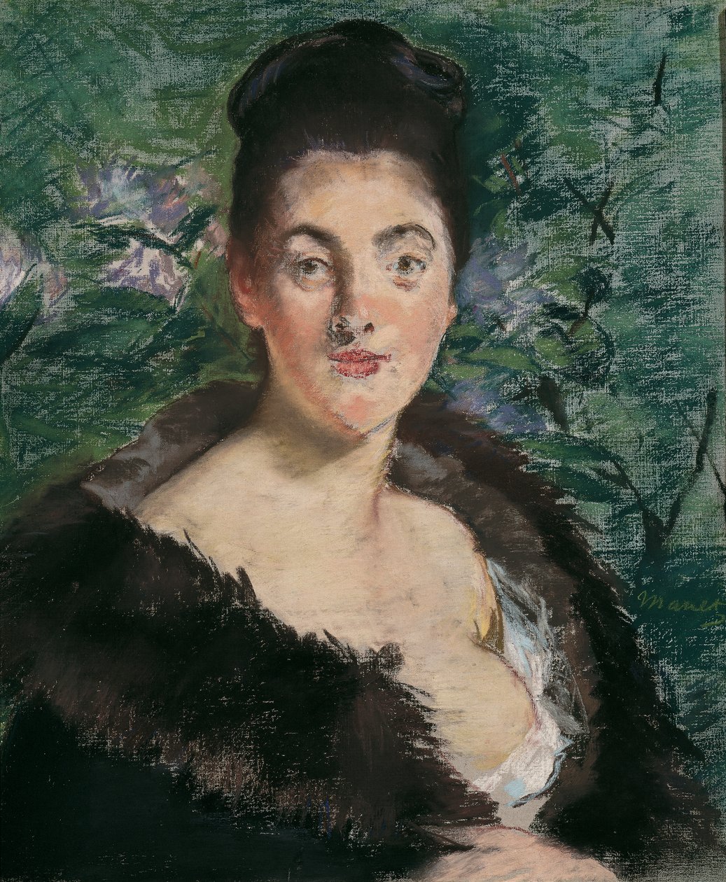 Dame en fourrure - Édouard Manet