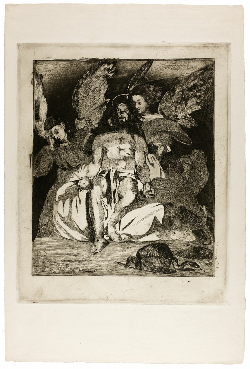 Christ mort avec des anges - Édouard Manet