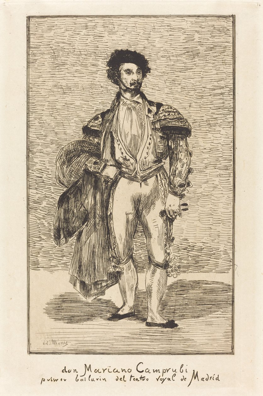 Don Mariano Camprubi (Le Bailarin) - Édouard Manet