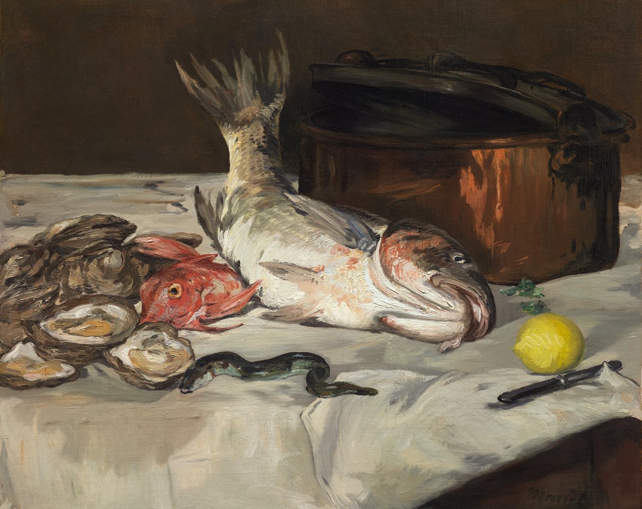 Poisson (Nature morte) - Édouard Manet