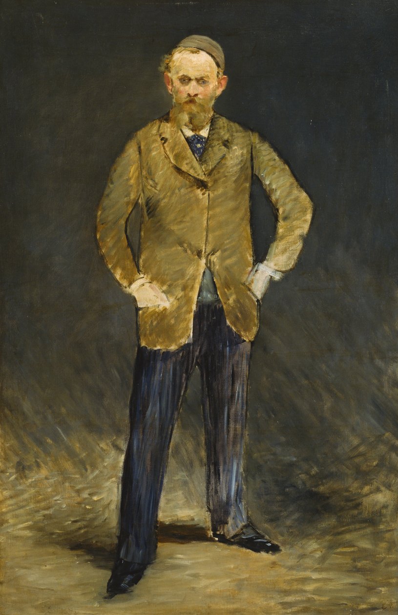 French: Autoportrait avec chapeau Self-Portrait - Édouard Manet