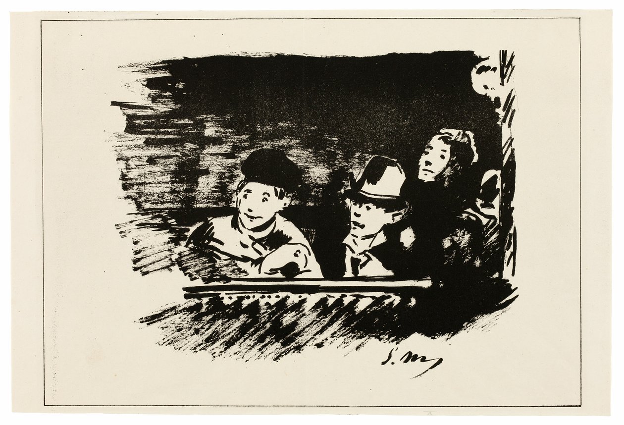 Dans la galerie supérieure - Édouard Manet