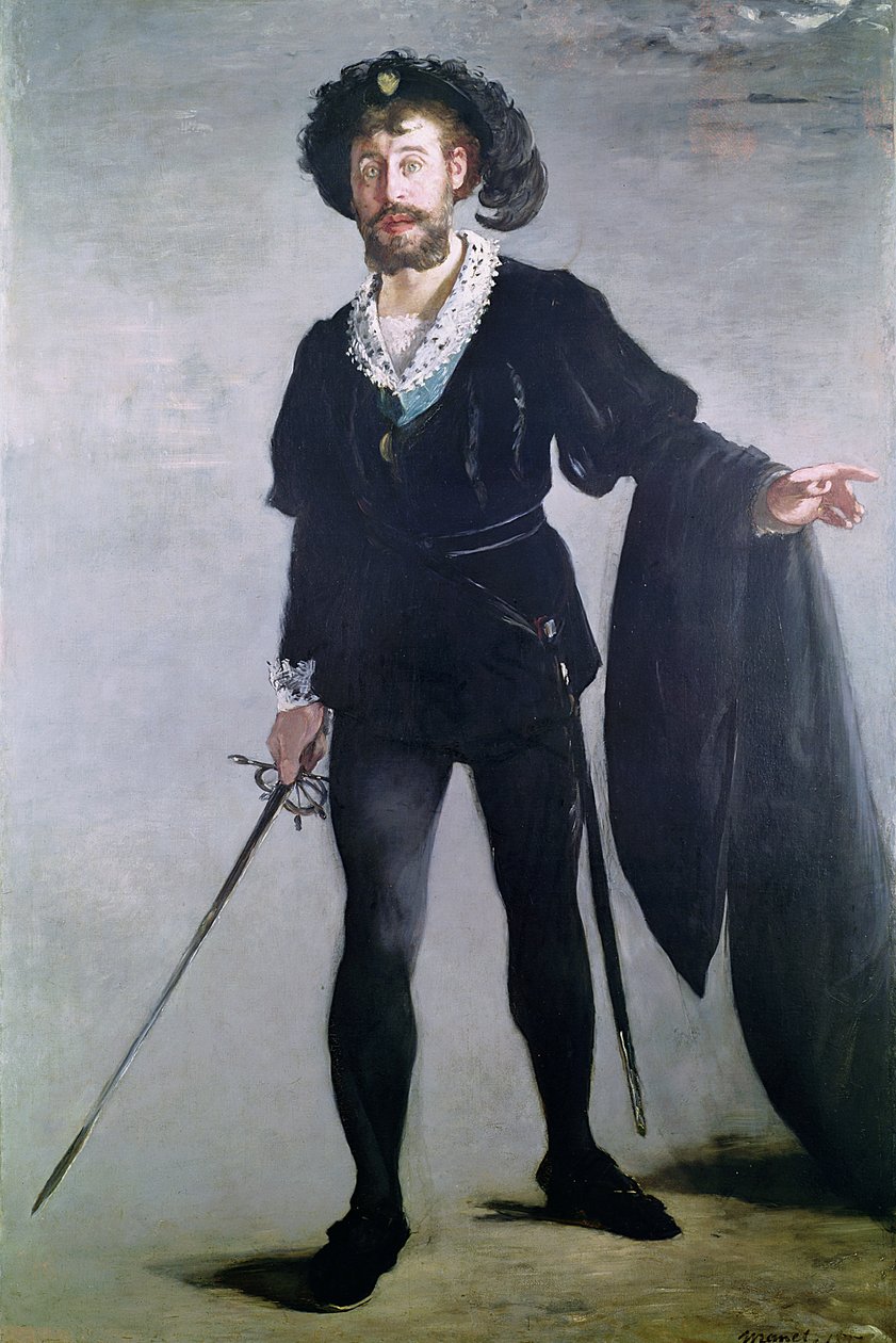 Jean Baptiste Faure (1830-1914) en Hamlet, 1877 - Édouard Manet