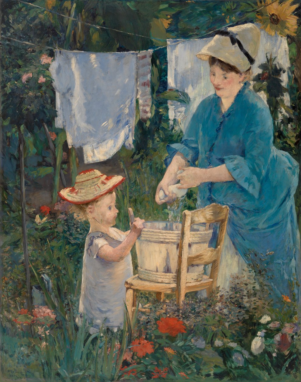 Le Linge - Édouard Manet