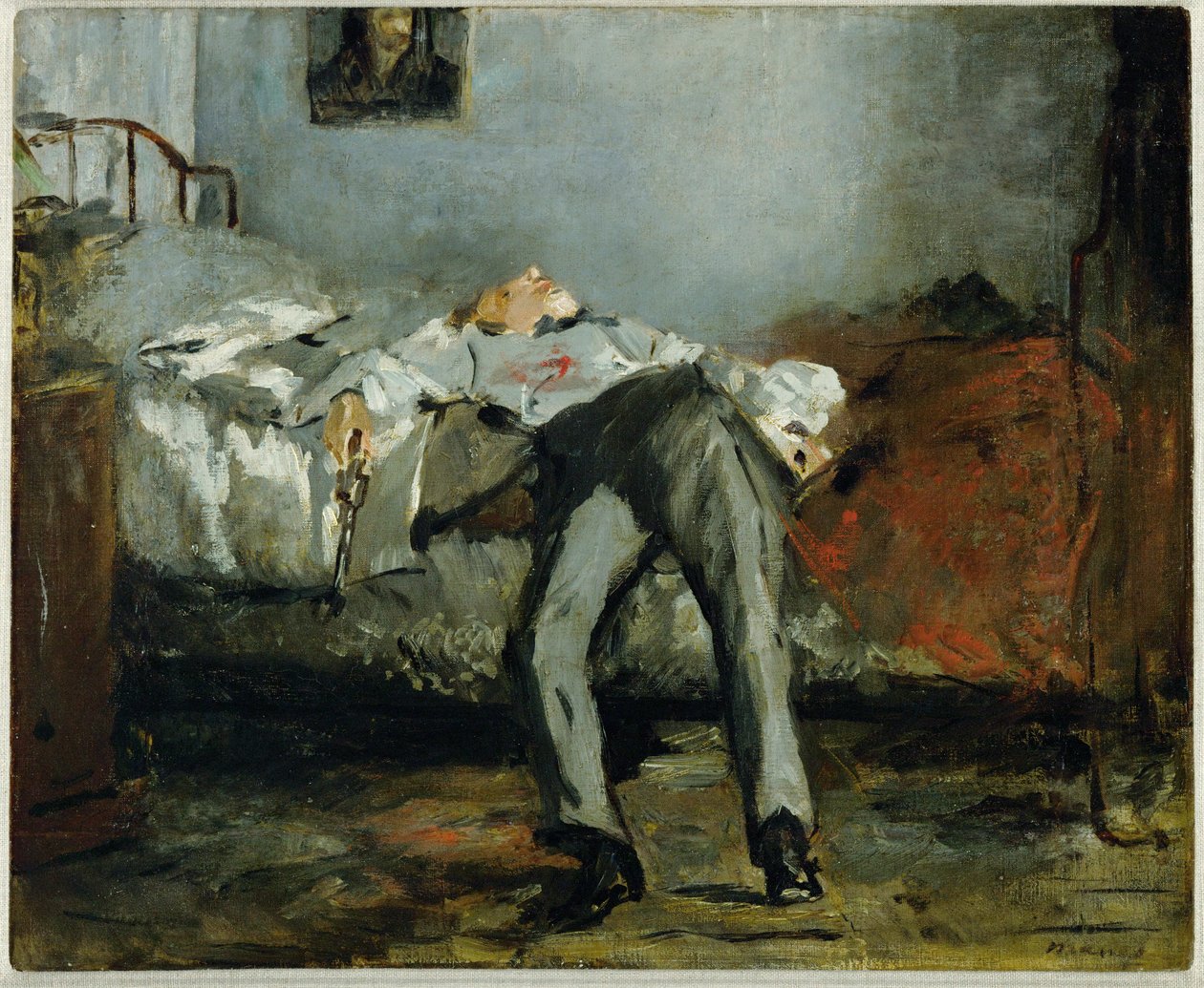 Le suicide … (oil on canvas) - Édouard Manet