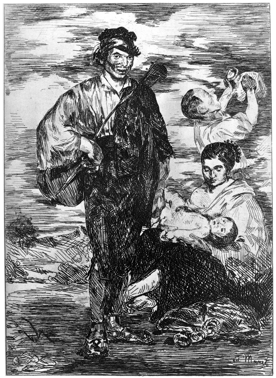 Les Gitanos - Édouard Manet