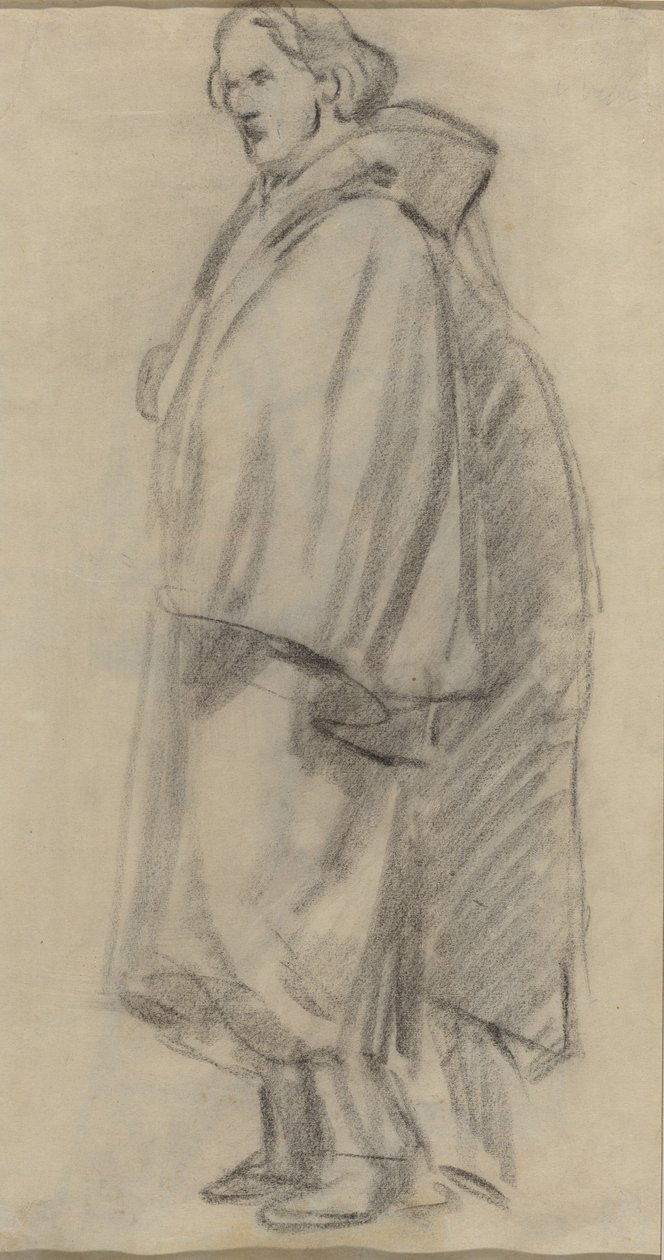 Homme portant un manteau [verso] - Édouard Manet
