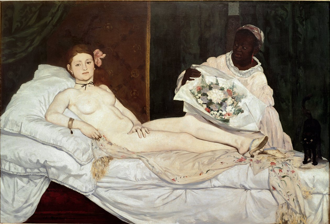 Olympia (détail) - Édouard Manet
