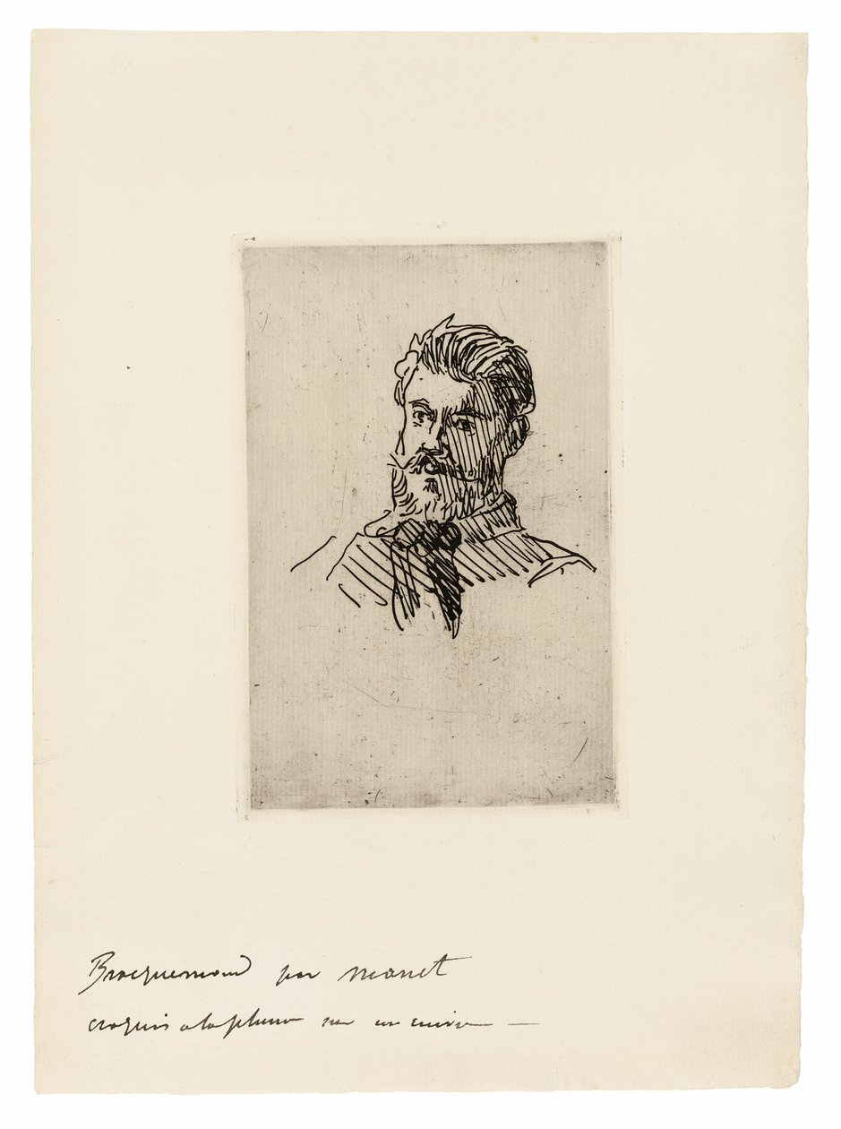 Portrait de Félix Bracquemond - Édouard Manet