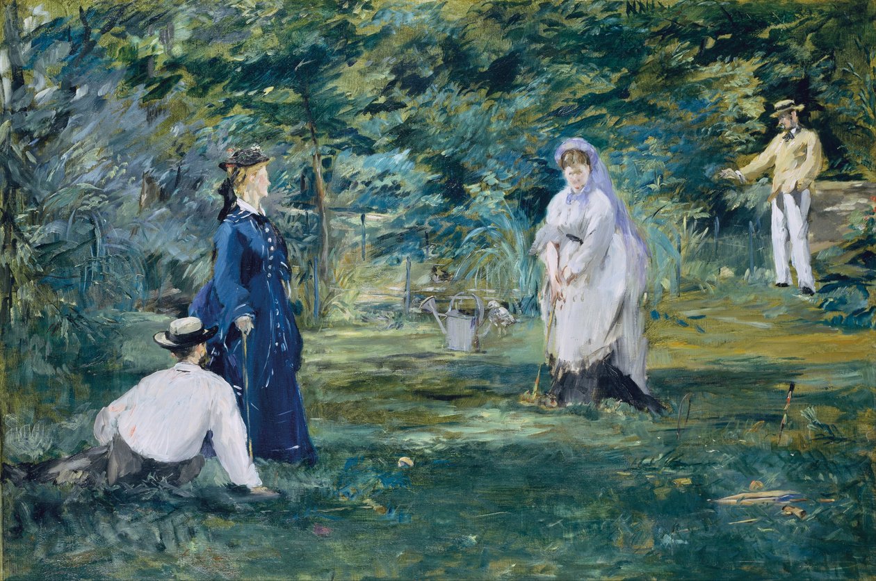 La partie de croquet - Édouard Manet