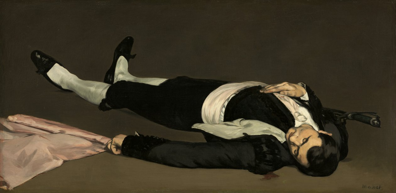 Le toréador mort, probablement 1864 - Édouard Manet