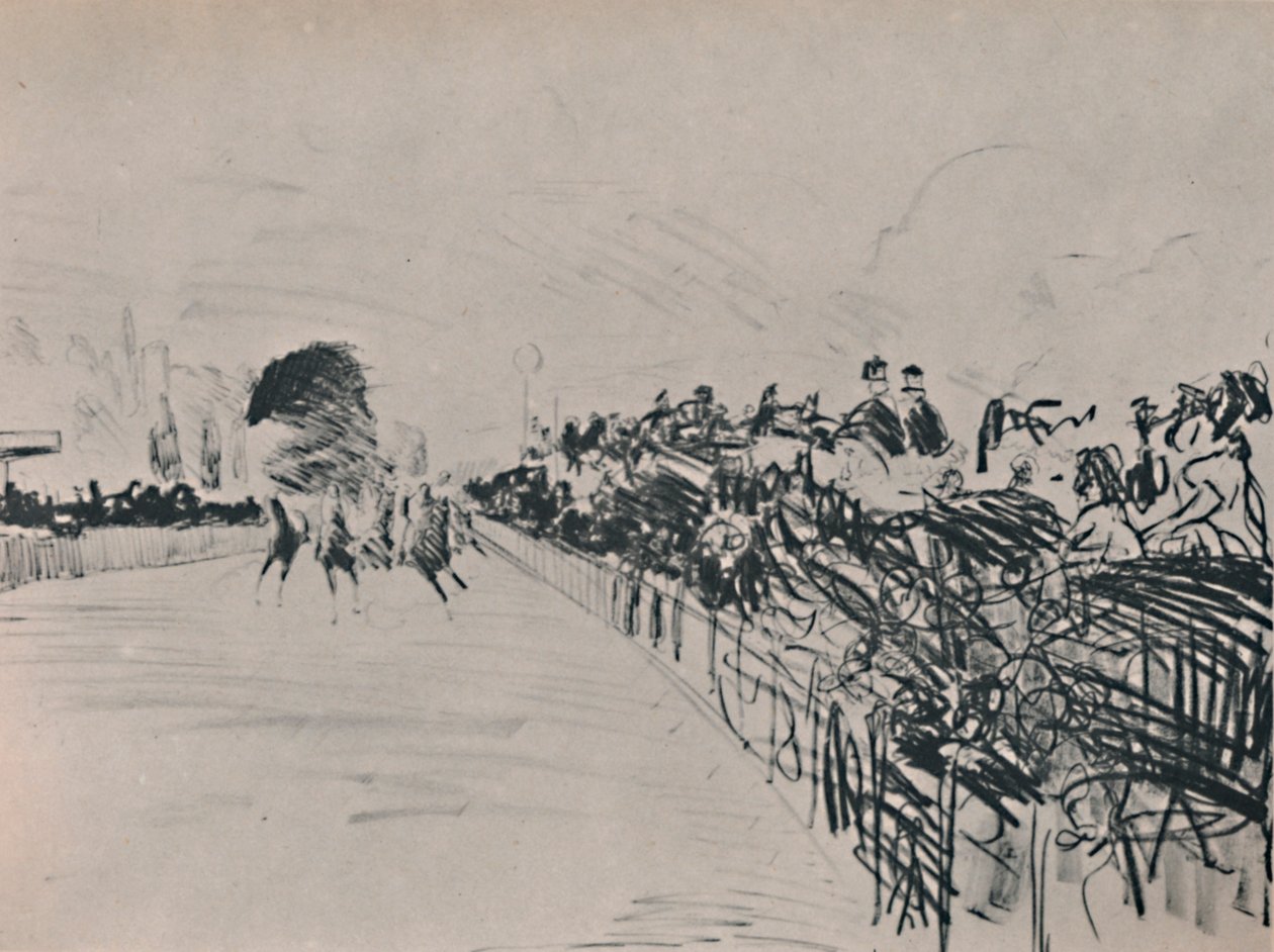 Les courses - Édouard Manet