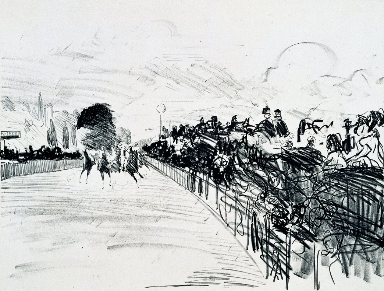 Les Courses, c.1865-72 - Édouard Manet