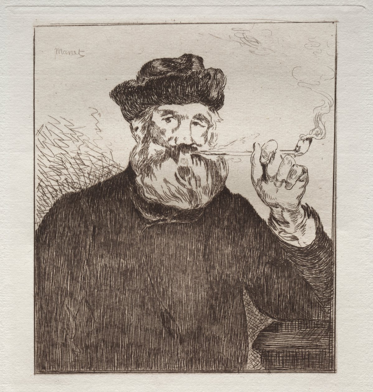 Le fumeur - Édouard Manet