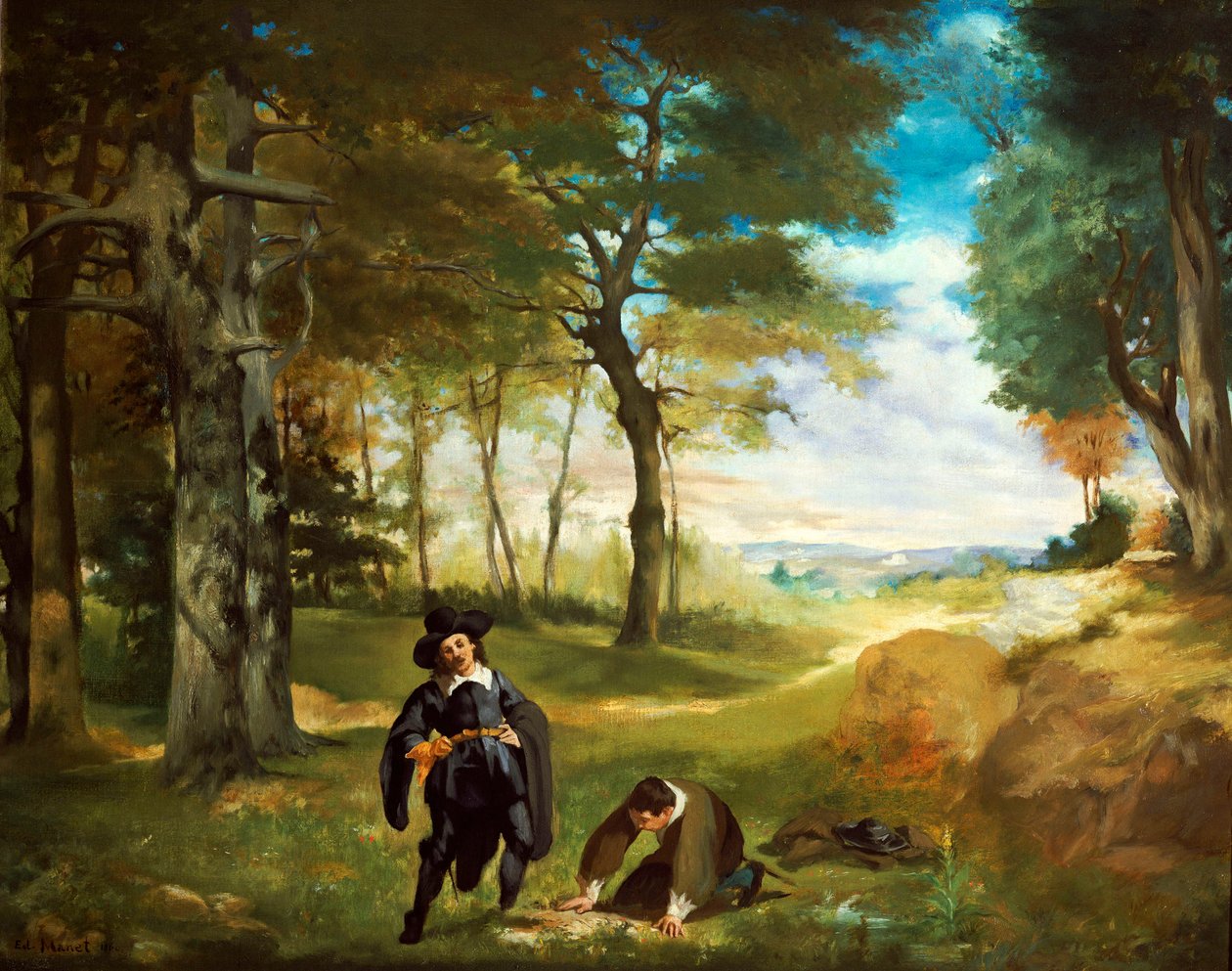 Les étudiants de Salamanque - Édouard Manet