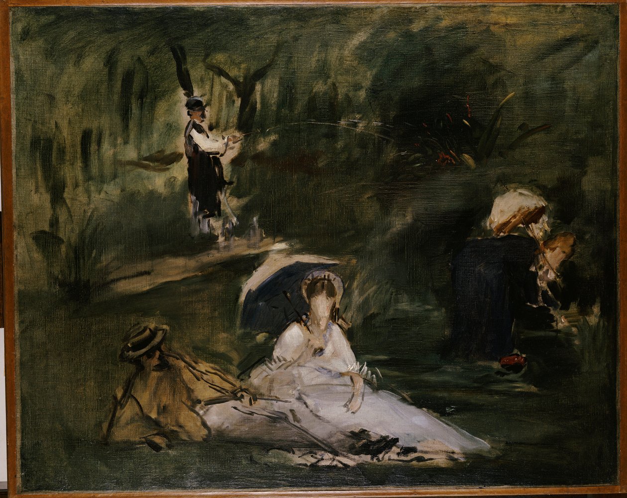 Sous les arbres - Édouard Manet