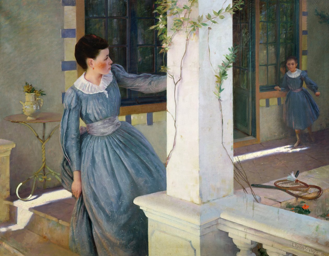 Cache-cache, 1890 - Édouard Rosset Granger