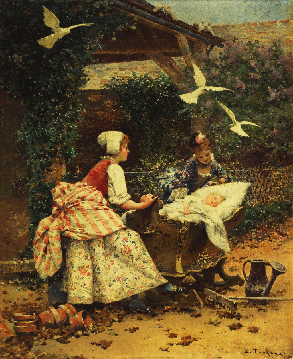 Sommeil paisible - Edouard Toudouze