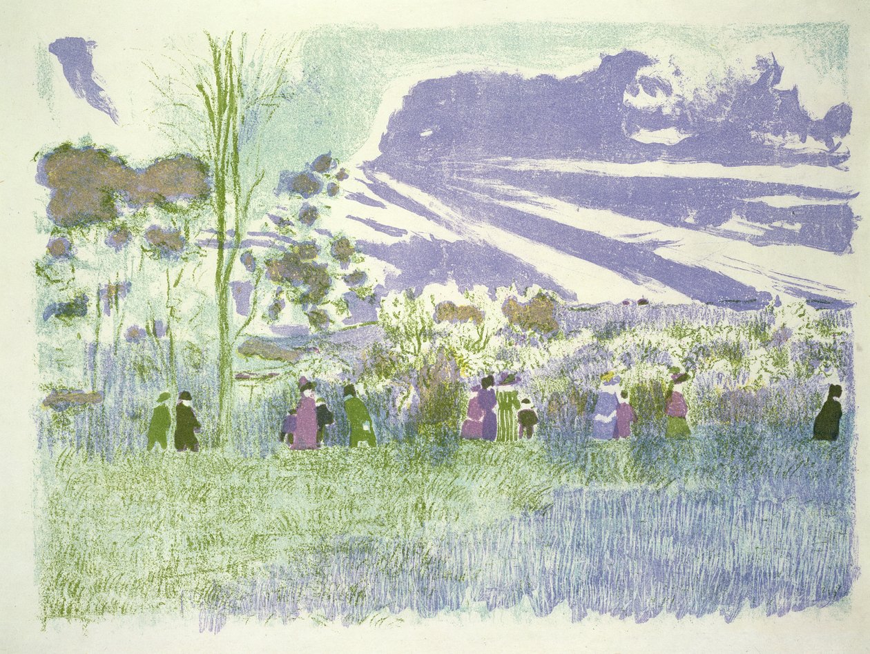 À travers les champs, 1898-1899 - Edouard Vuillard
