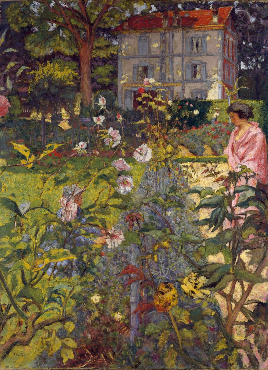 Jardin à Vaucresson - Edouard Vuillard