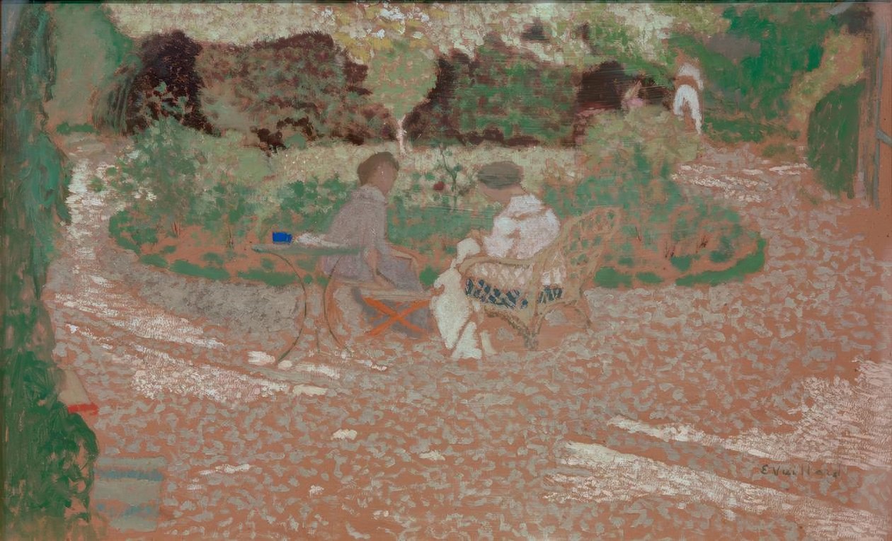 Dans le jardin - Edouard Vuillard