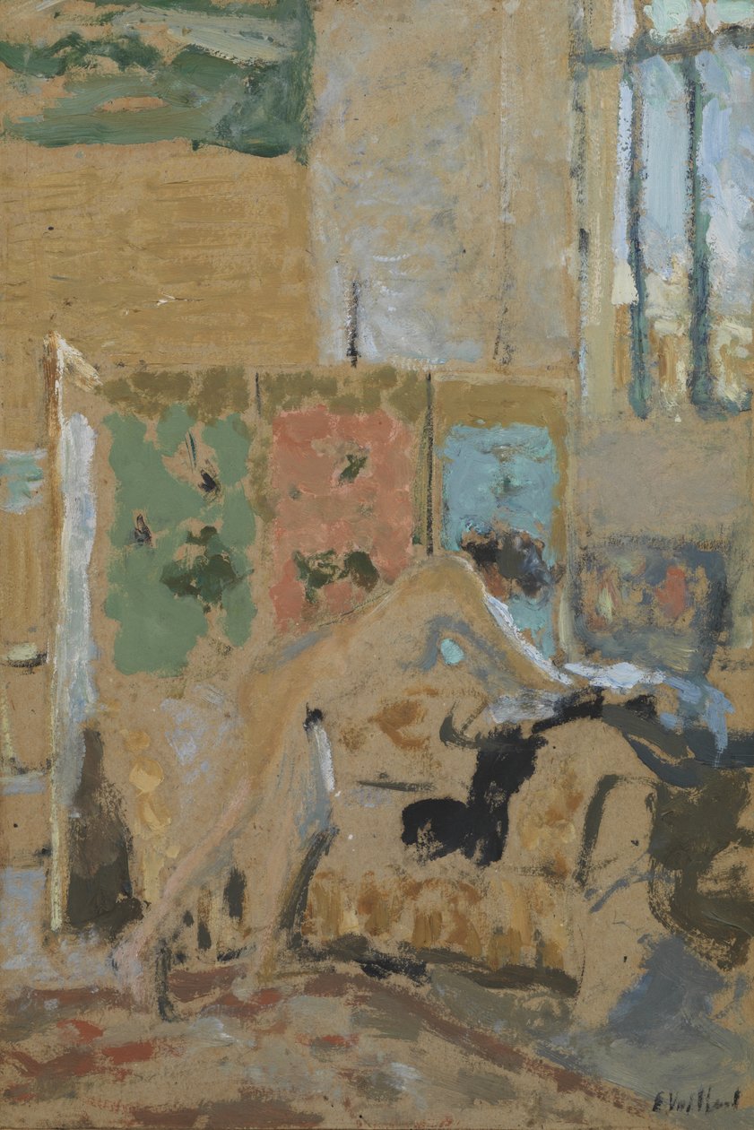 Intérieur avec un paravent, 1909-10 - Edouard Vuillard