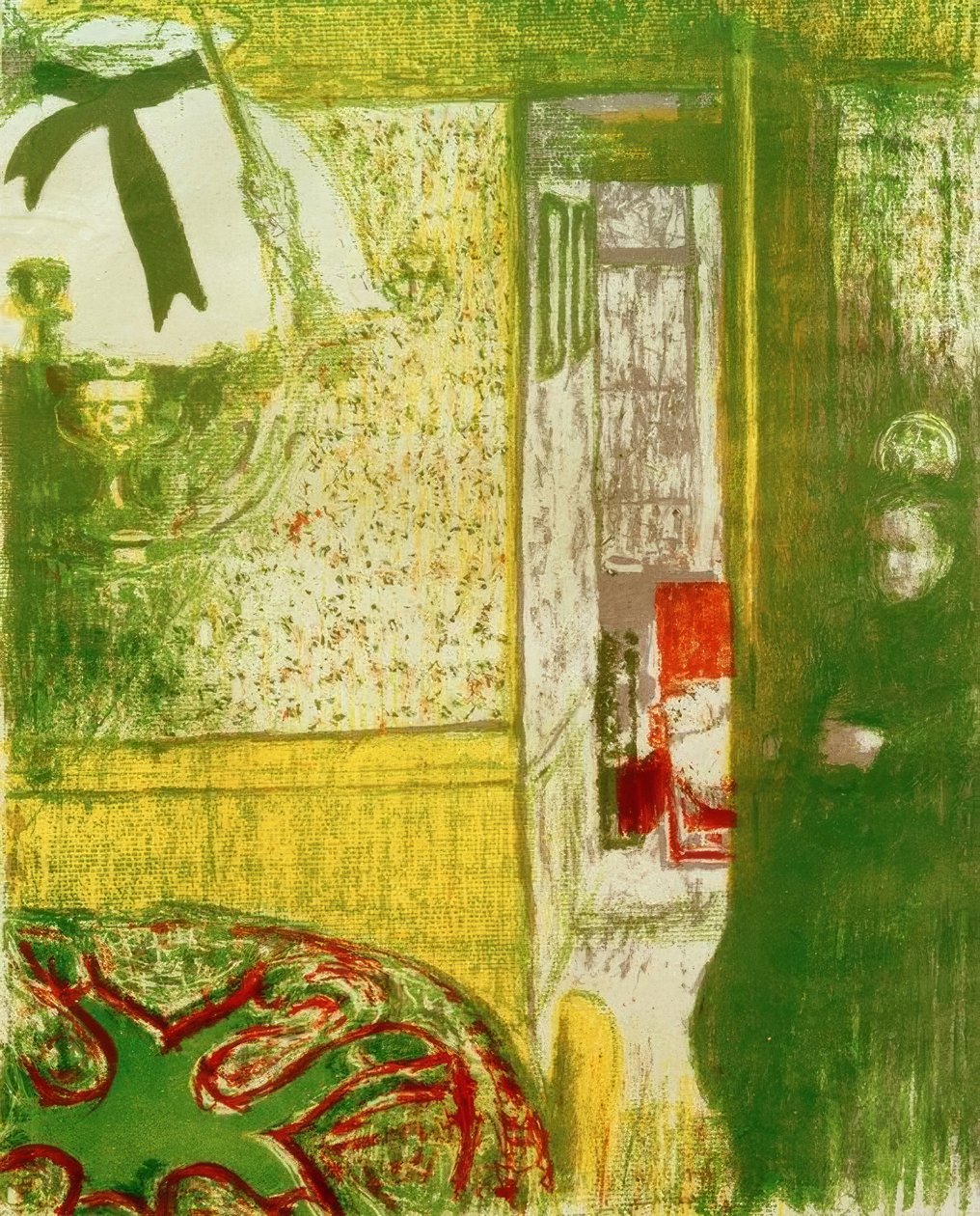 Intérieur à la suspension - Edouard Vuillard