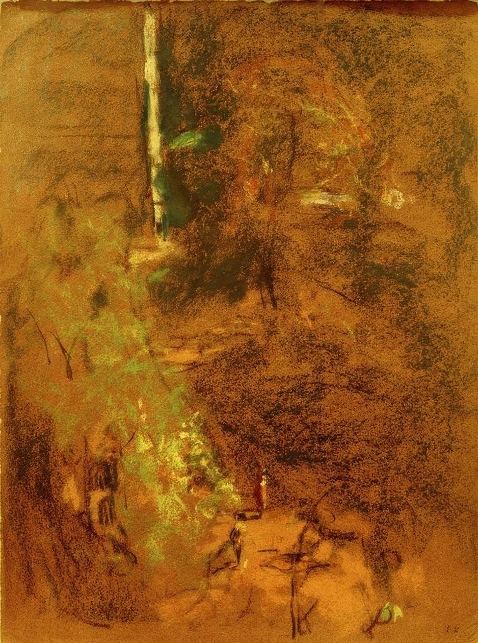 Le square Vintimille dans le brouillard matinal - Edouard Vuillard