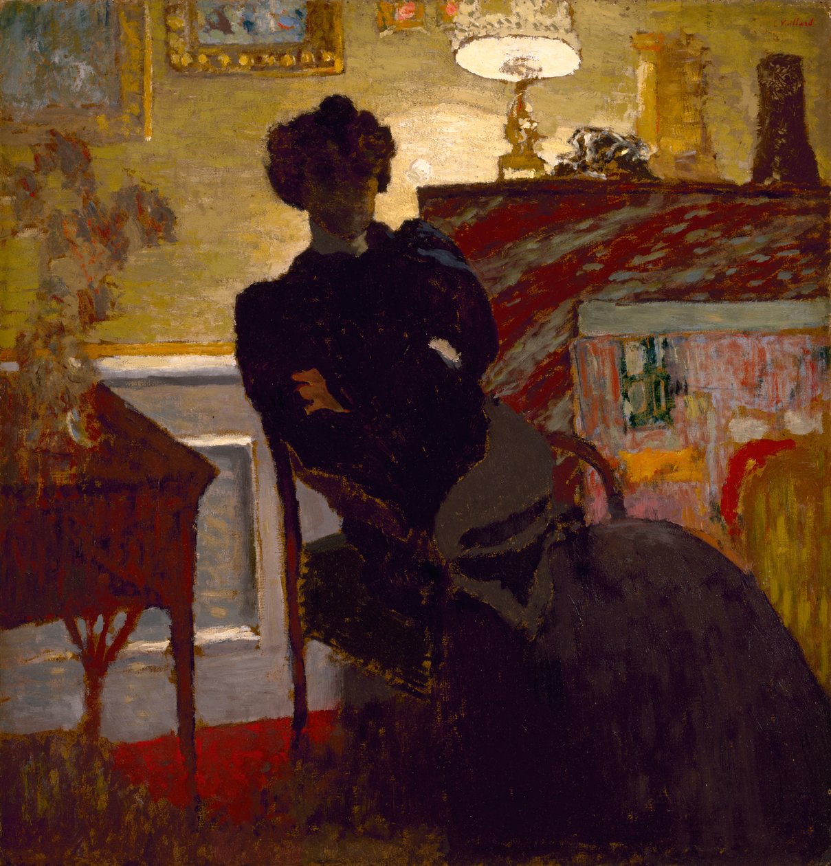 Madame Hessel à la maison, vers 1908 - Edouard Vuillard