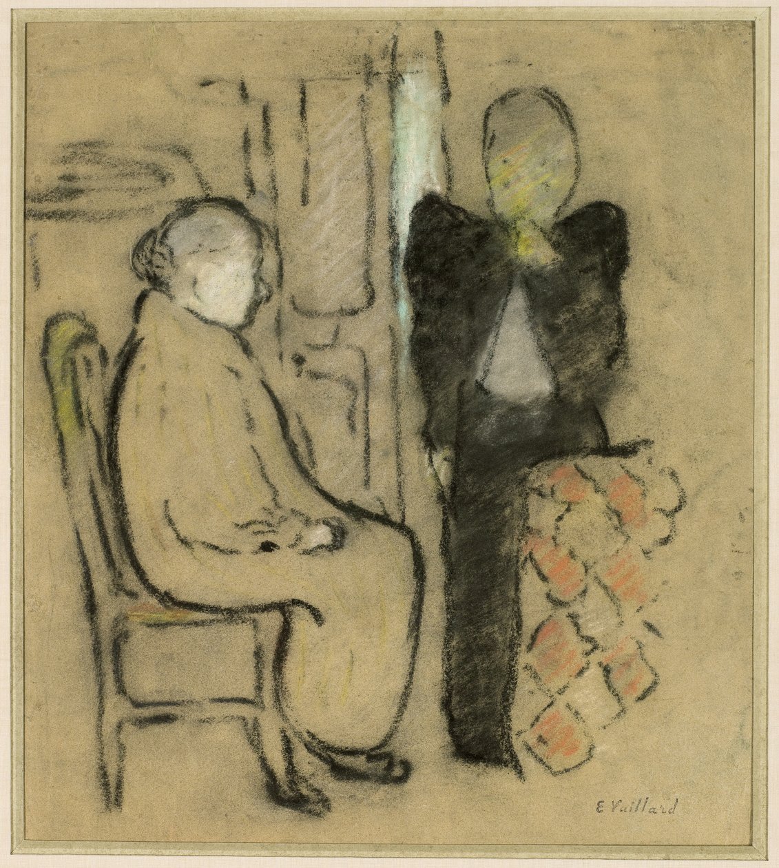 Mère et fille, vers 1892 - Edouard Vuillard