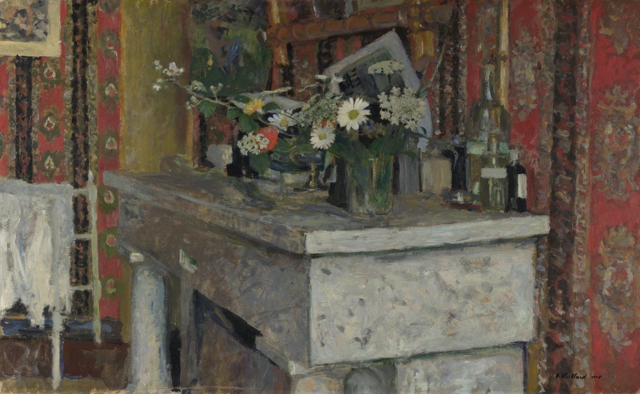 La Cheminée - Edouard Vuillard