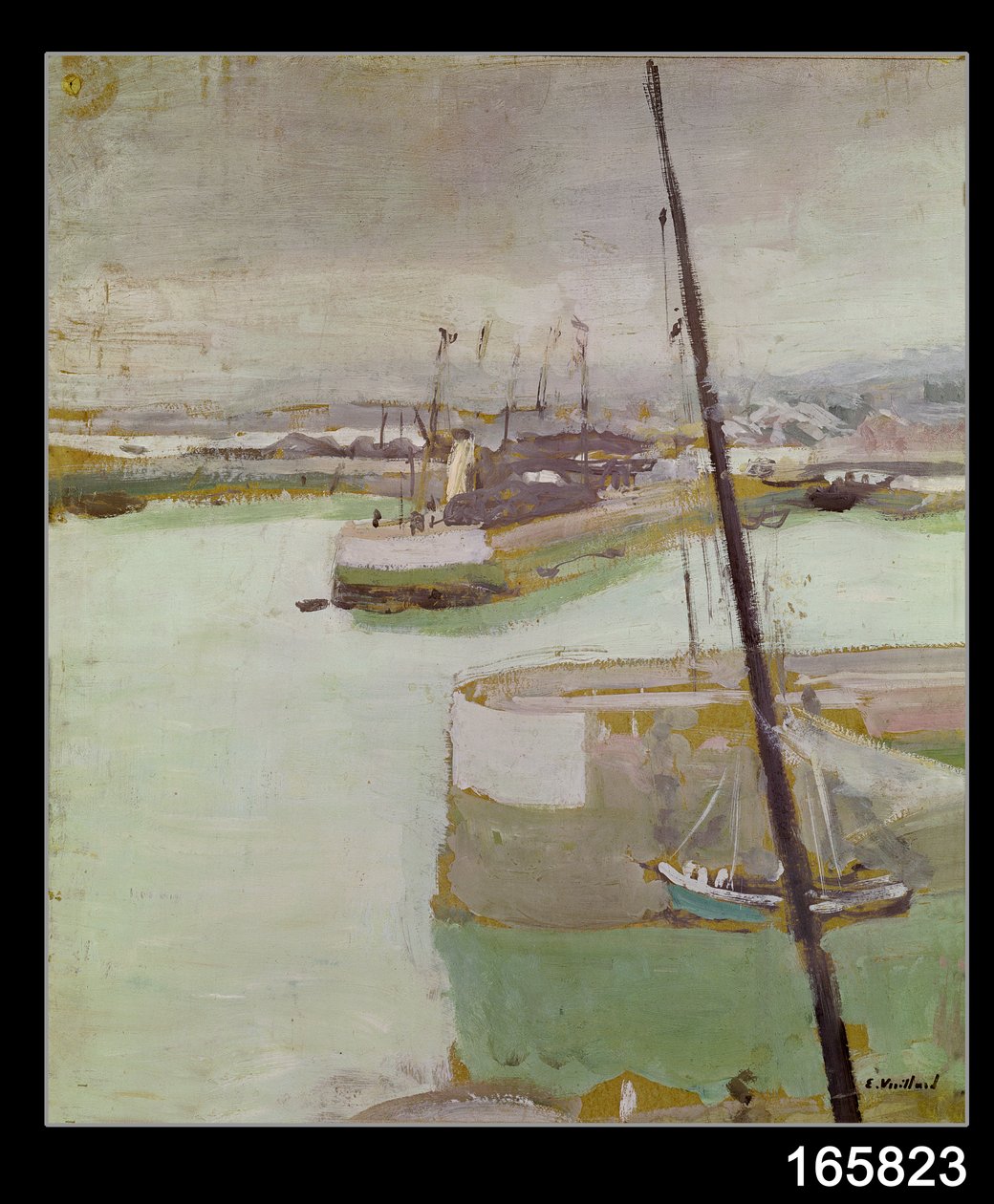 Le port de Honfleur, 1919 - Edouard Vuillard