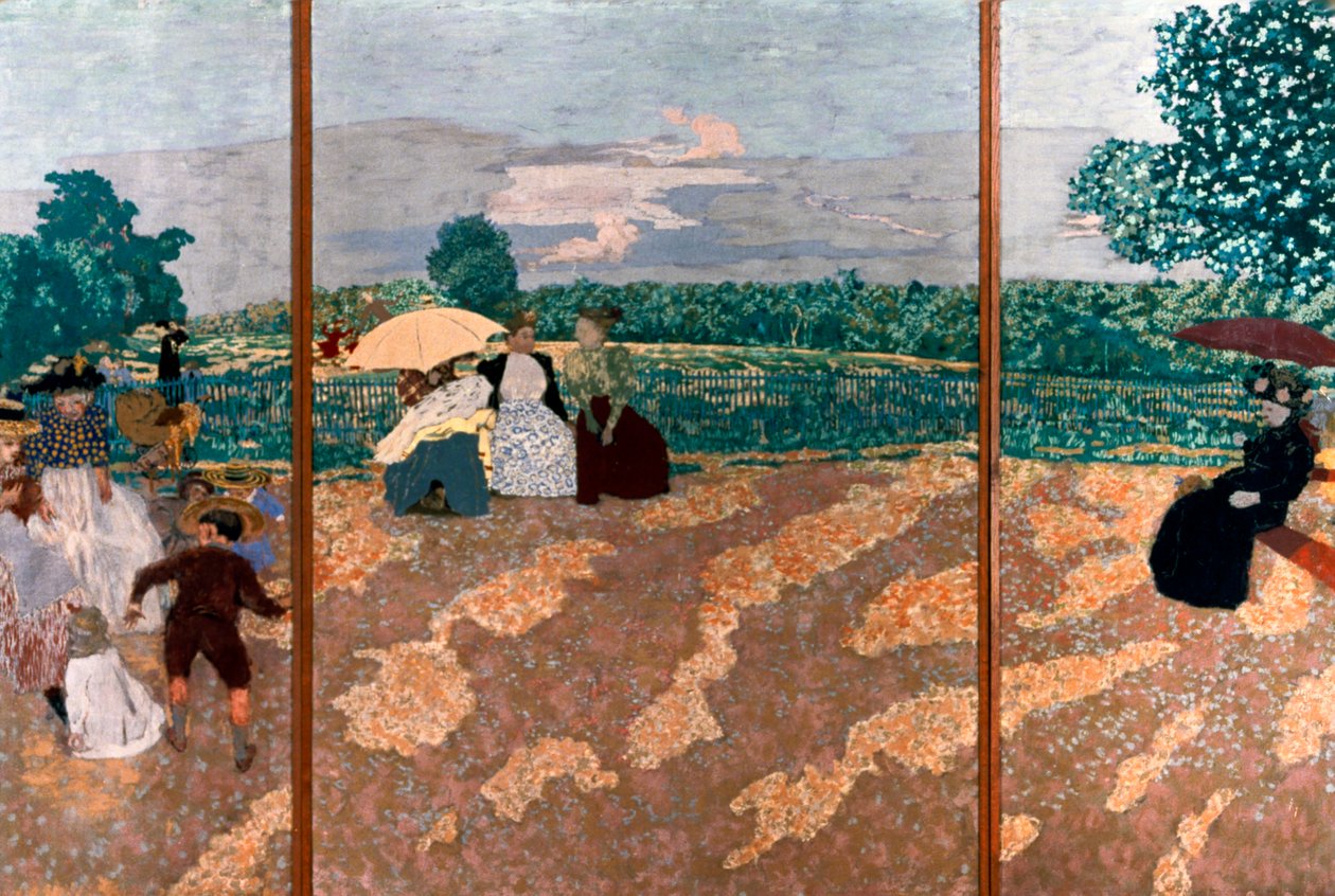 Les jardins publics (détail), 1894 - Edouard Vuillard