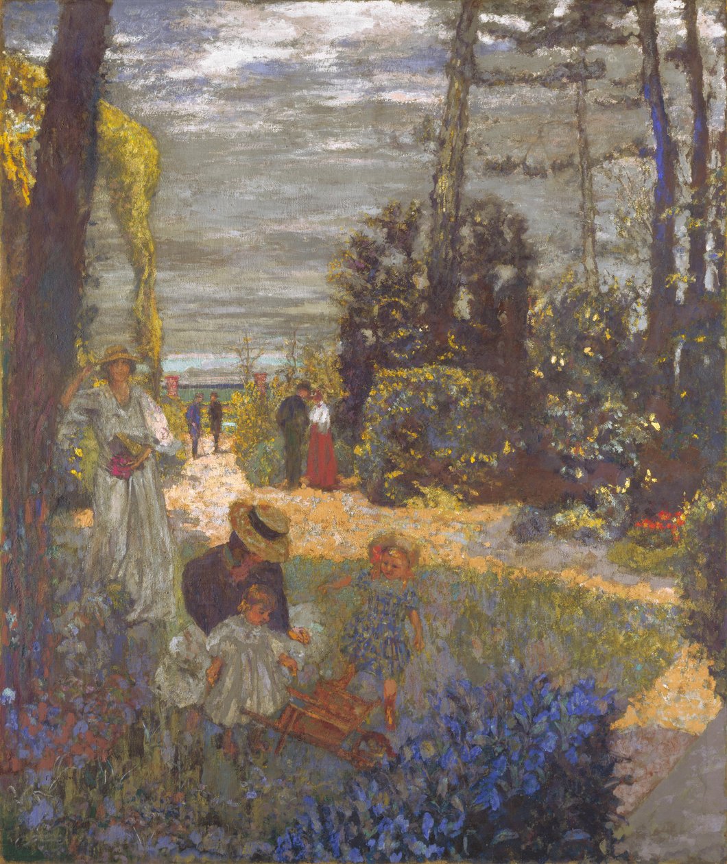 La Terrasse à Vasouy, le Jardin - Edouard Vuillard