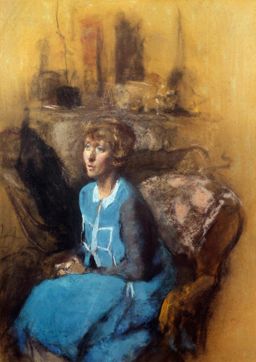 La robe bleue - Edouard Vuillard