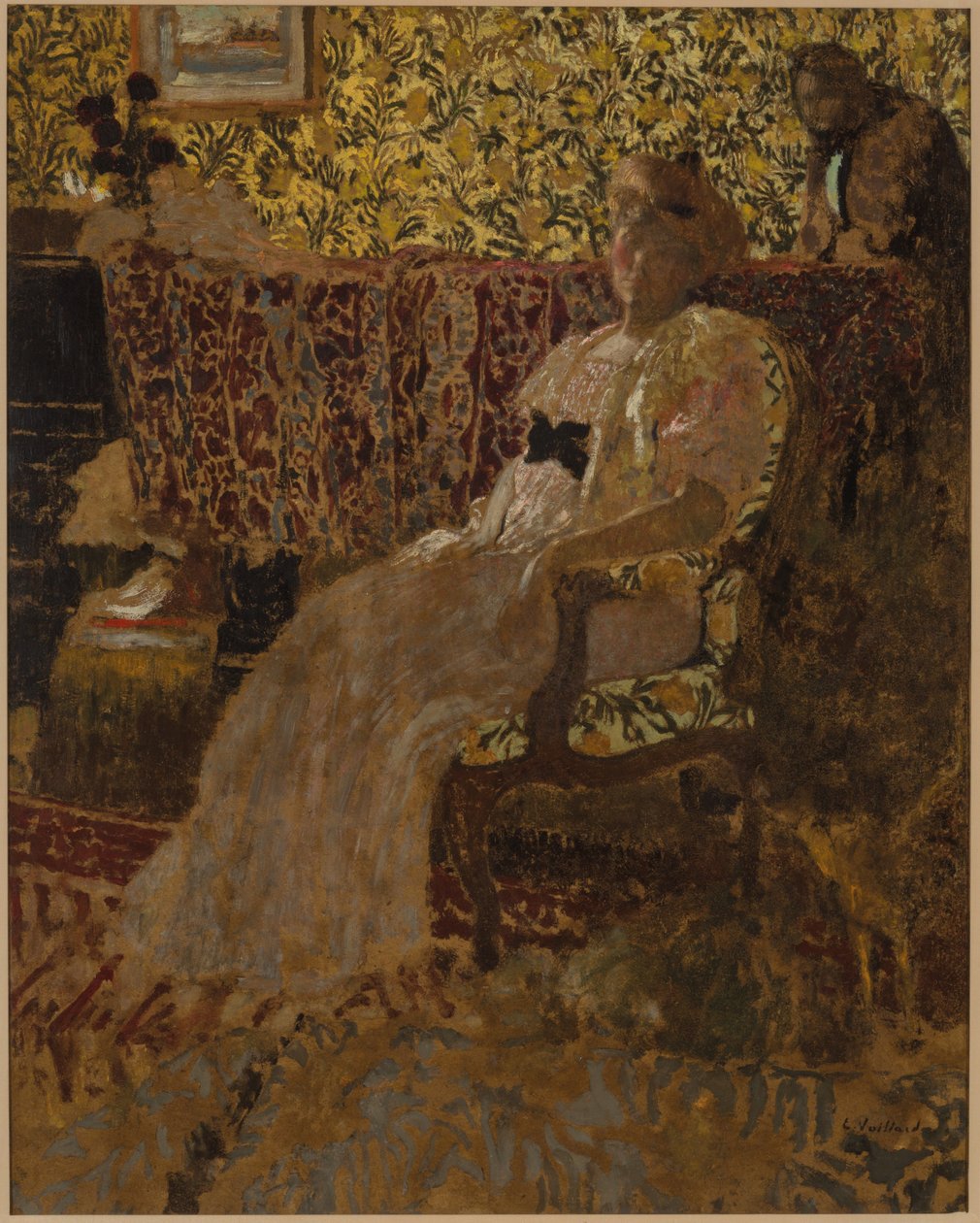 La femme dans le fauteuil - Edouard Vuillard